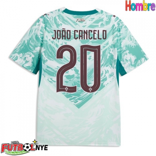 Camiseta Portugal Joao Cancelo #20 Visitante Equipación Mundial 2026 manga corta